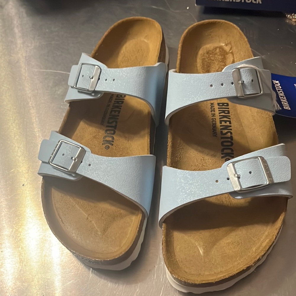 New Birkenstock Sydney Size 39 Brushed Sky